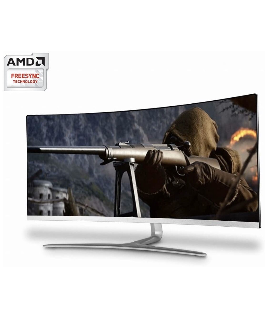 34" Curved Widescreen Gaming Monitor (3440x1440) with AMD Freesync | NEW IN BOX