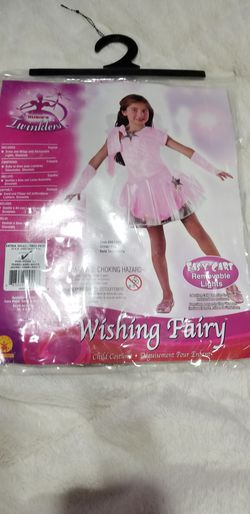 Light up fairy costume girls extra small