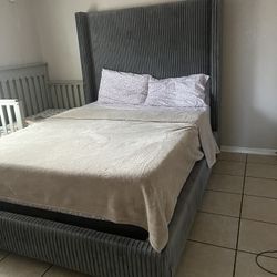 Velvet Bed Frame 