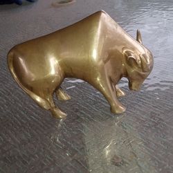 Solid Brass Bull 