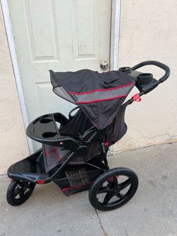 Baby Trend Jogger Stroller Black Red