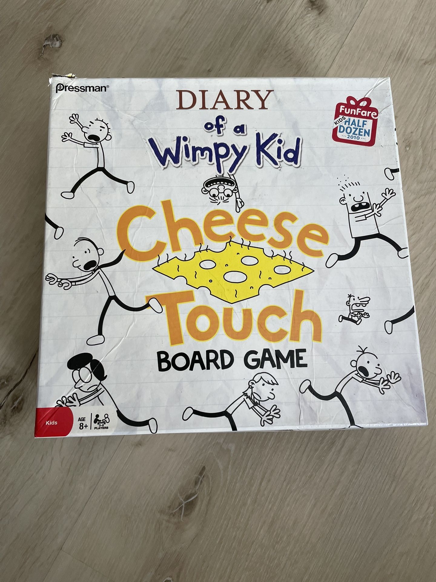 Diary of a wimpy kid cheese touch board game