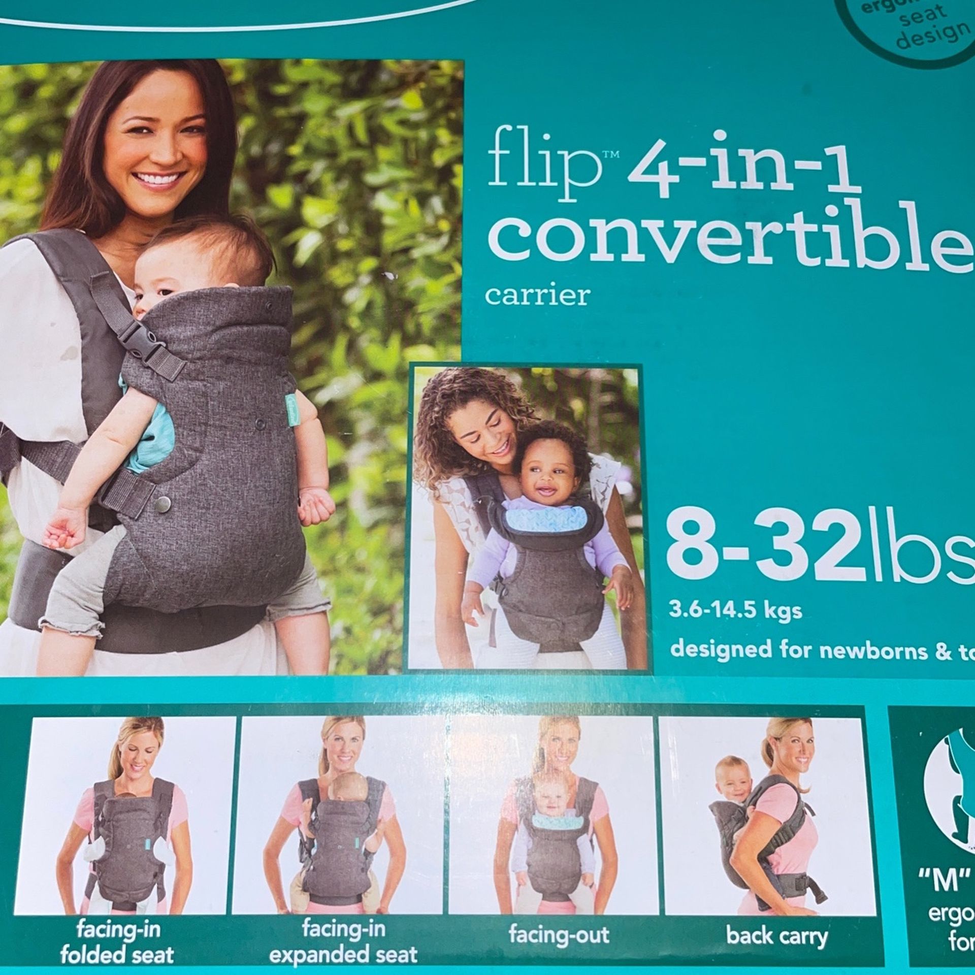 Infantino Flip 4 In One Convertible Baby Carrier