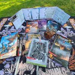 D&D 5th Edition Huge Lot Books DM Screen Extras Maps Campaigns
