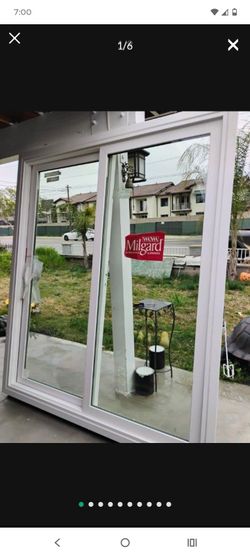 69x81 Left-hand retro fit milgard sliding door left hand,no screen sepered buy