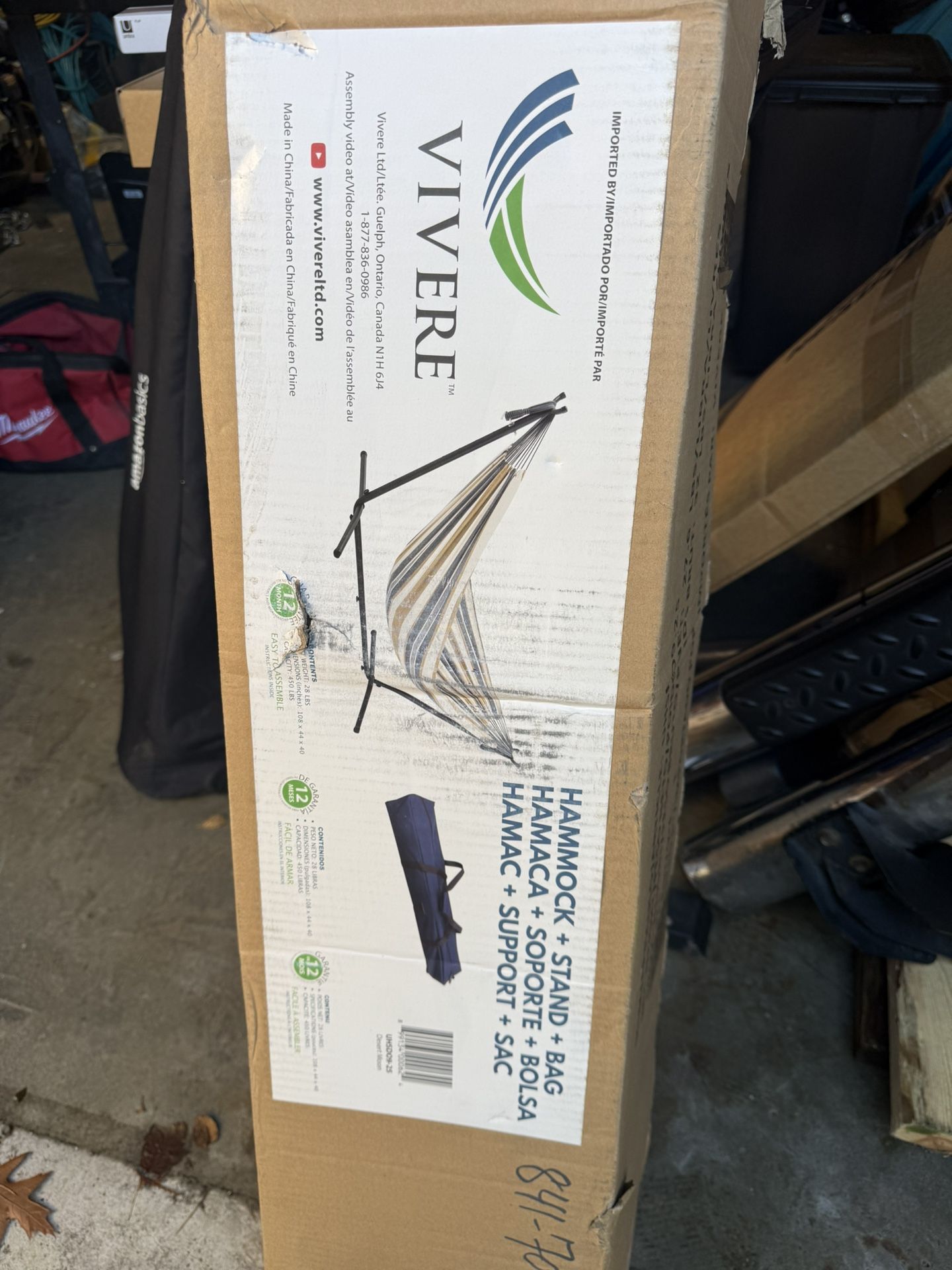 Free Standing, Hammock.