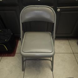 2 METAL FOLDING CHAIRS  $10 Each FIRM