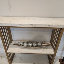 Console Table Marble And Gold