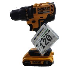 Dewalt Dcd777 Yellow Cordless Standard Drill