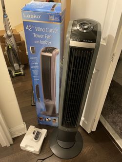 Lasko 42” Wind Curve Tower Fan With Ionizer for Sale in Middle City East,  PA - OfferUp