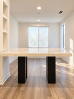 Modern Marble Counter-Height Dining Table – 70”