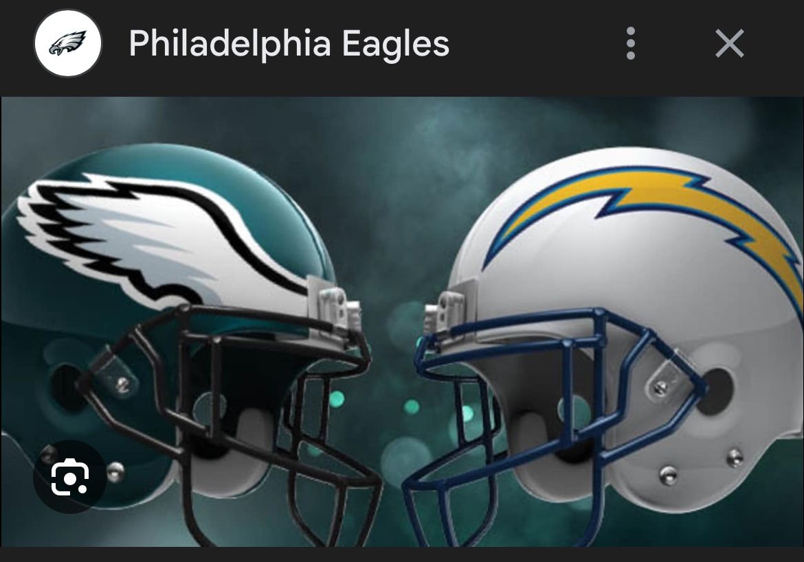 Philadelphia Eagles vs Chargers Section 204