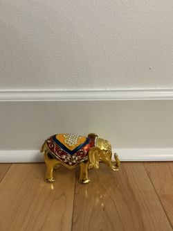 Elephant, Thai Bejeweled metal