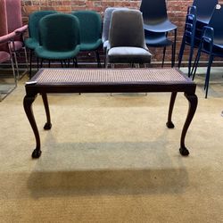  Claw Foot Rattan Top Entry Bench