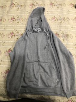 Gray PRO CLUB PULLOVER Hoodie Large
