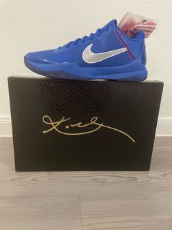 Nike Kobe 5 Blue Dodger  Basketball Sneakers Size 10