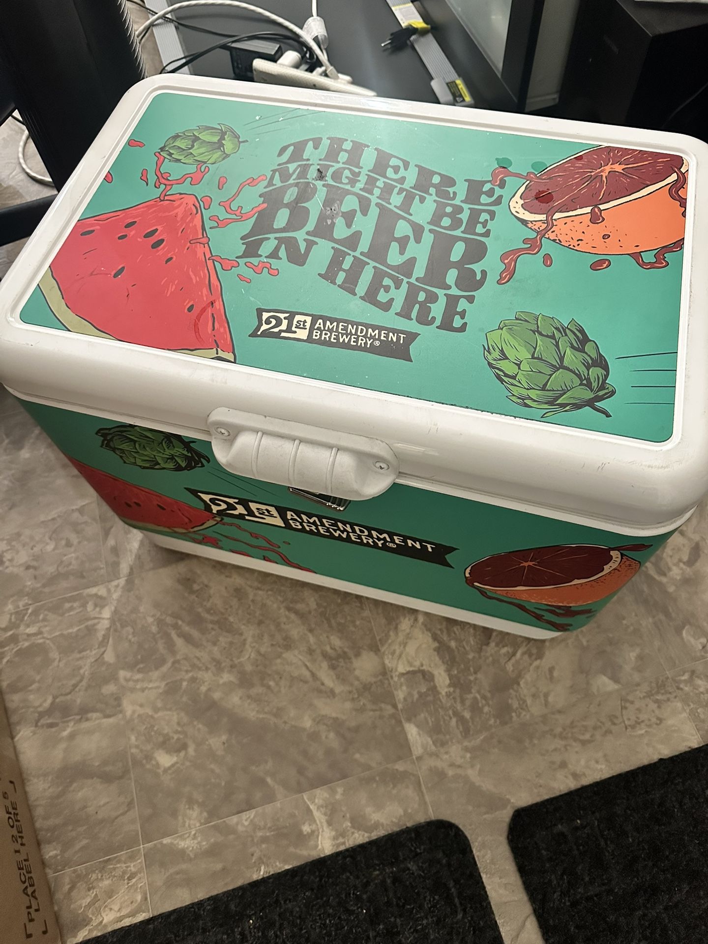 Coleman Steel Belted 54 QT Cooler BRAND NEW!