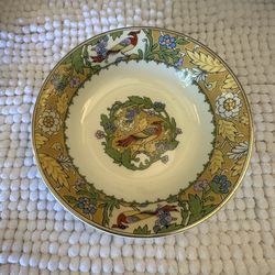 Manufacturer: W.H. Grindley. Pattern Name: Bird of Paradise Baroda or Wrenbury (featuring flowers and birds).