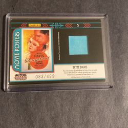 Dangerous Bette Davis Swatch Card 083/499