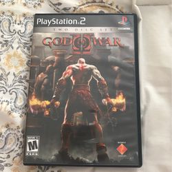 PS 2 GOD OF War Two Disc Set