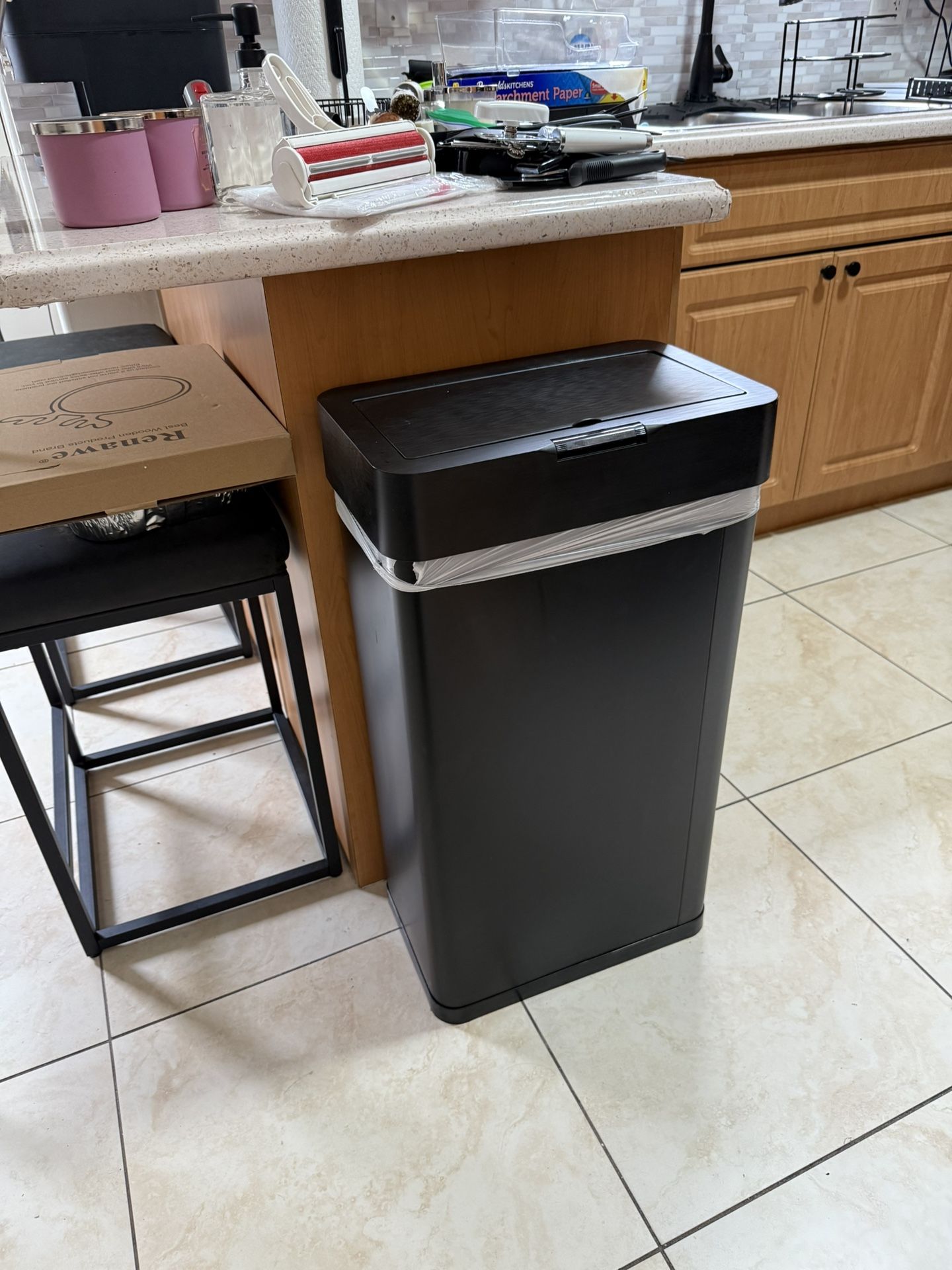 Smart Kitchen Trash Can
