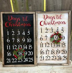 Day until christmas decor