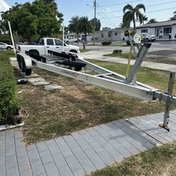 Boat Trailer Heavy Duty Line New Condition Resdy To Go Papers In Hand