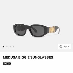 Versace Biggie Medusa Shades