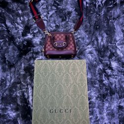 Gucci handle horsebit 1955 GG supreme exclusive canvas bag