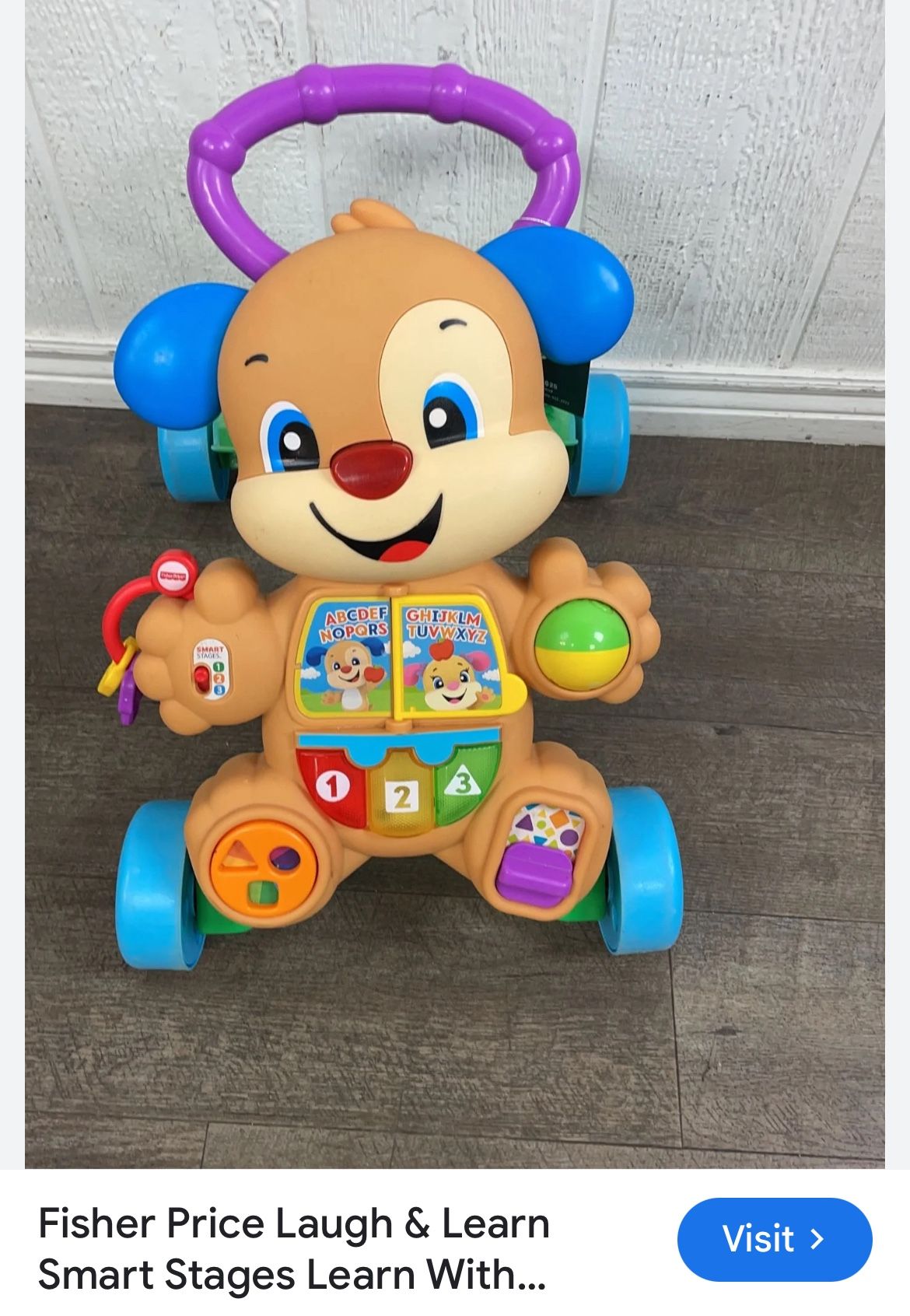 Fisher Price Learning Puppy Walker