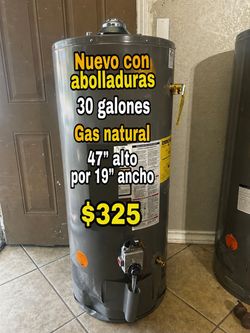New 30 gallons Gas (6 months warranty) 47” x 19”