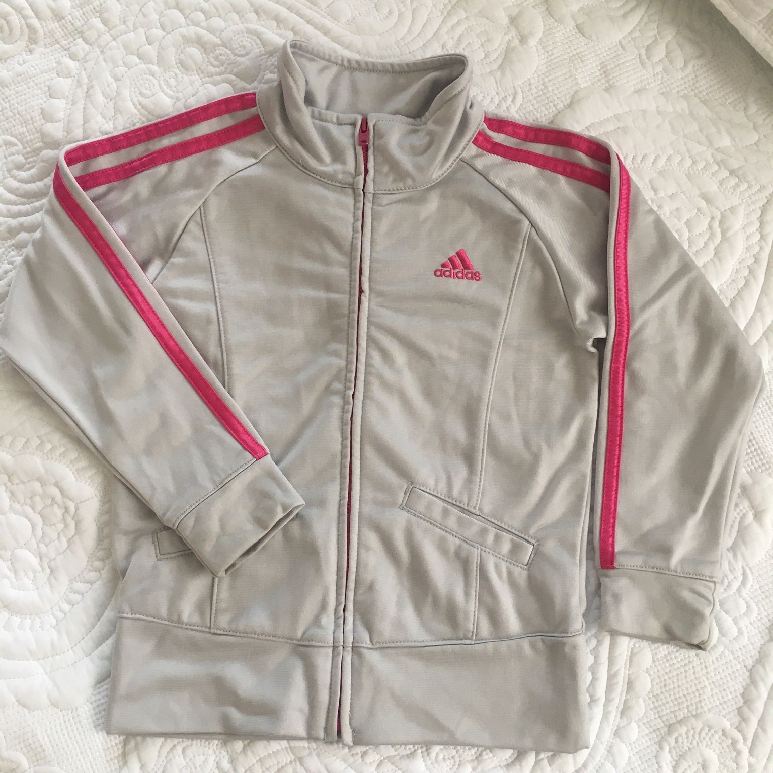 Adidas Girls Track Jacket Sz 4T