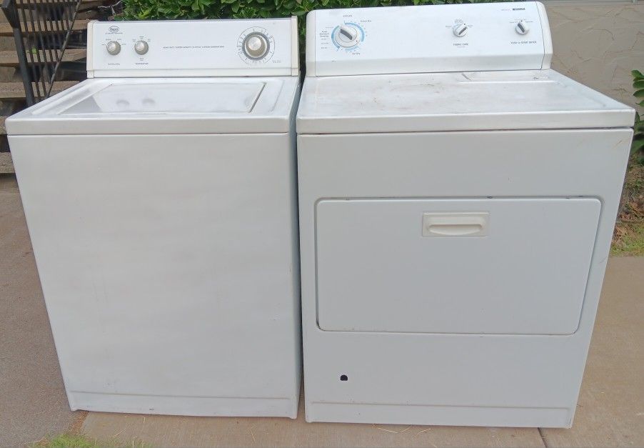 Whirlpool Washer and Kenmore Gas Dryer
