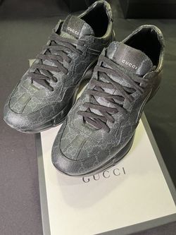 Gucci shoes rhython grey leather