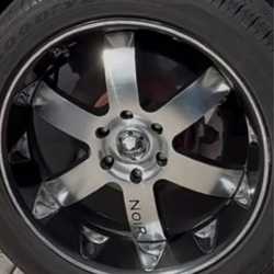 22” wheels and 31” tires for sale