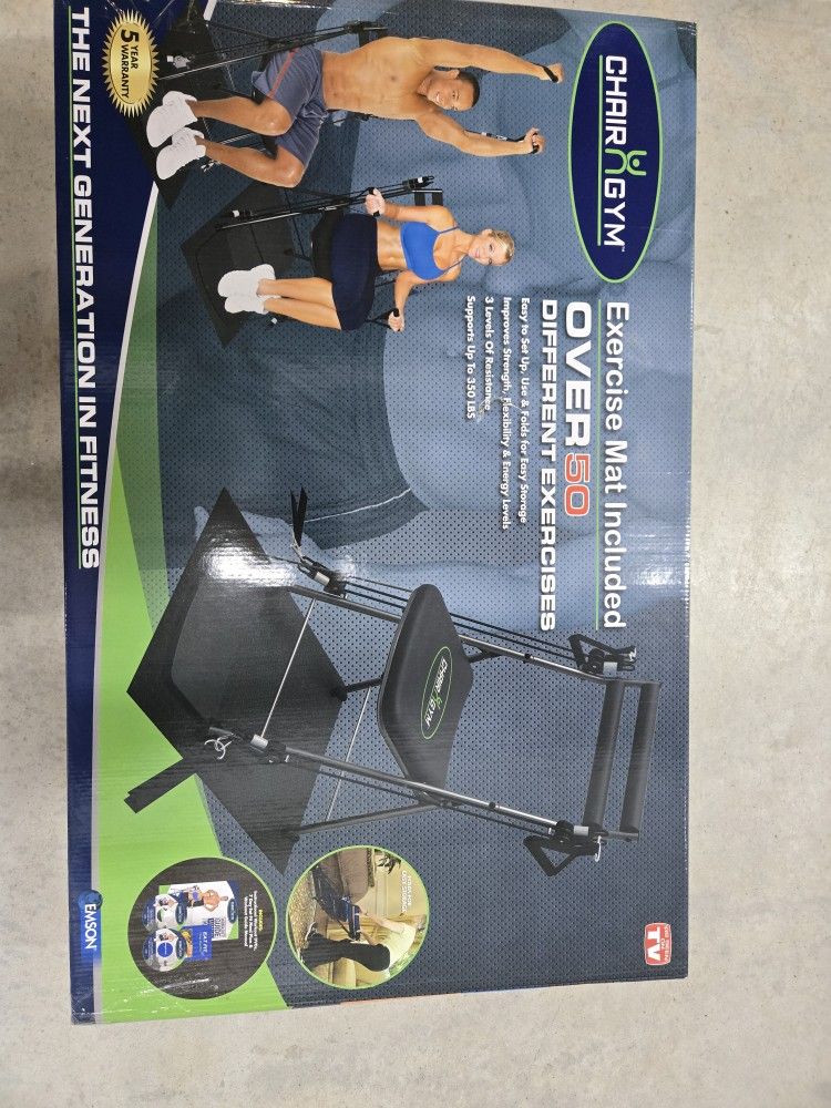 Chair Gym NEW IN BOX NEVER OPENED. $100