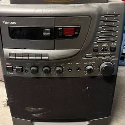 Vintage Cassette And CD Karaoke Machine