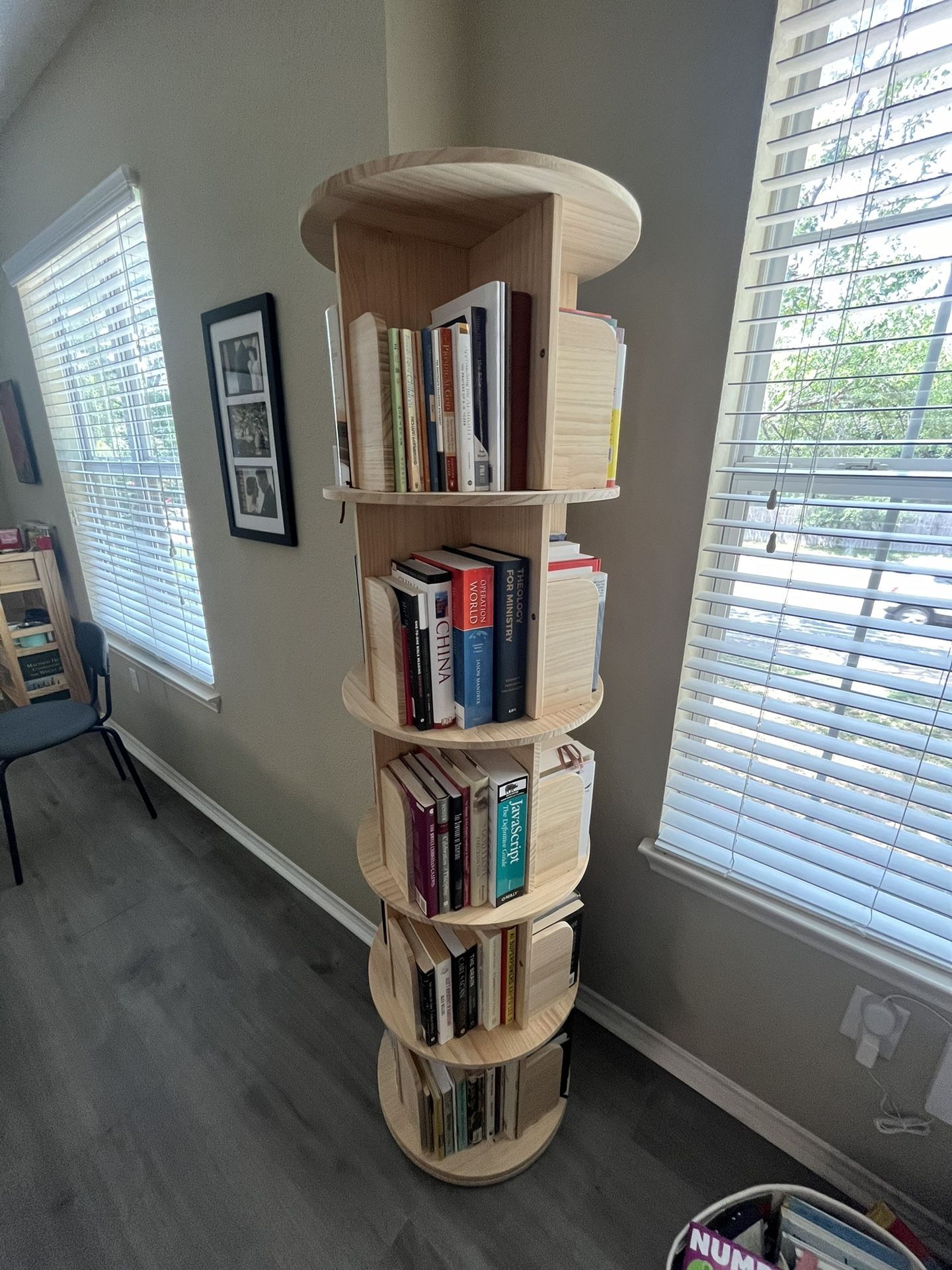 Rotating Bookshelf $110