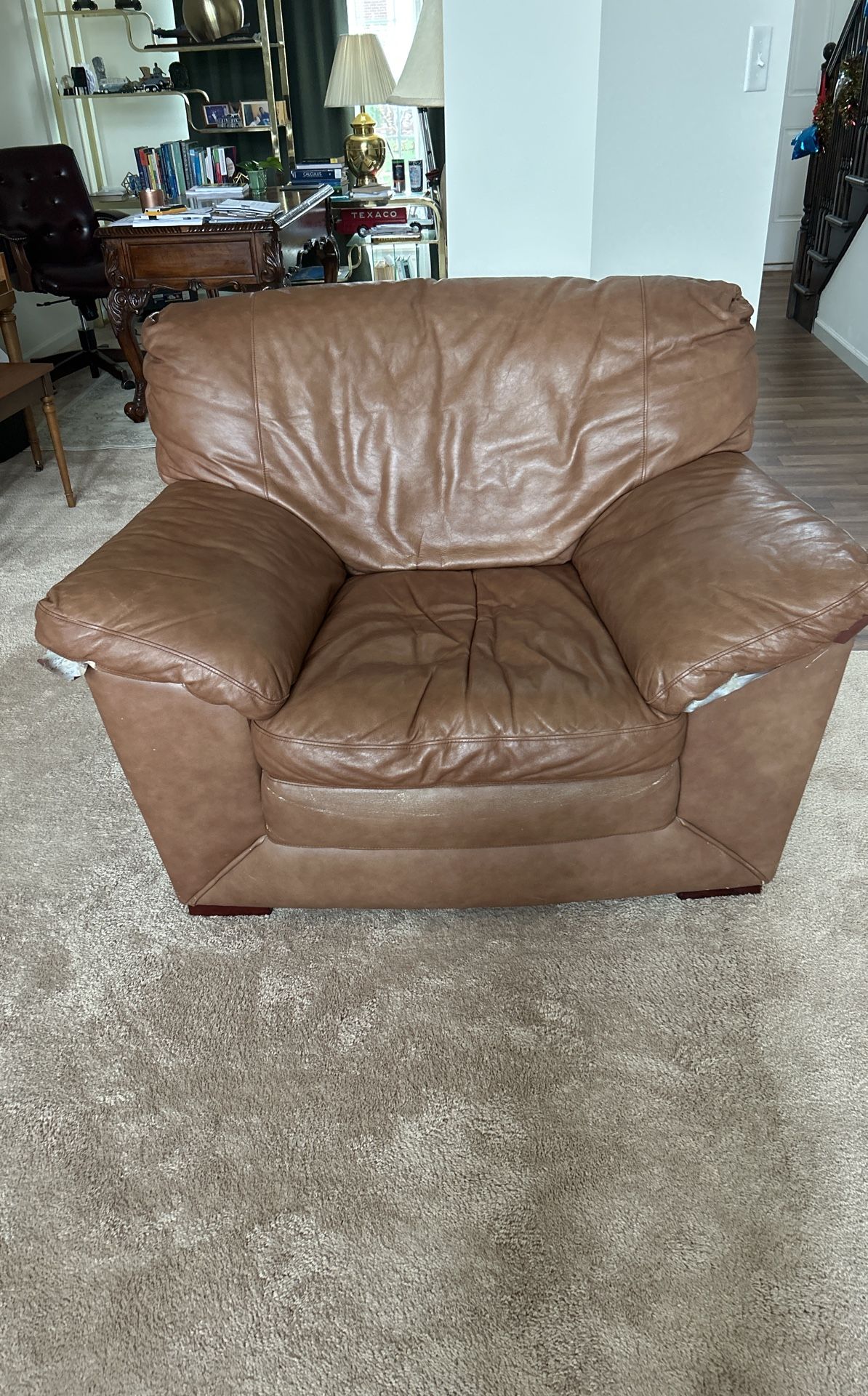 Free Leather Sofa For Pick Up