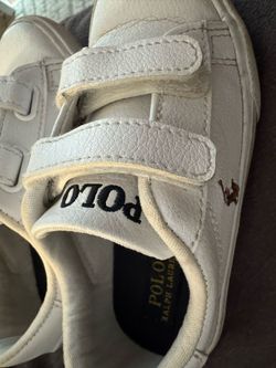Polo Shoes (Size 9) - White - Velcro