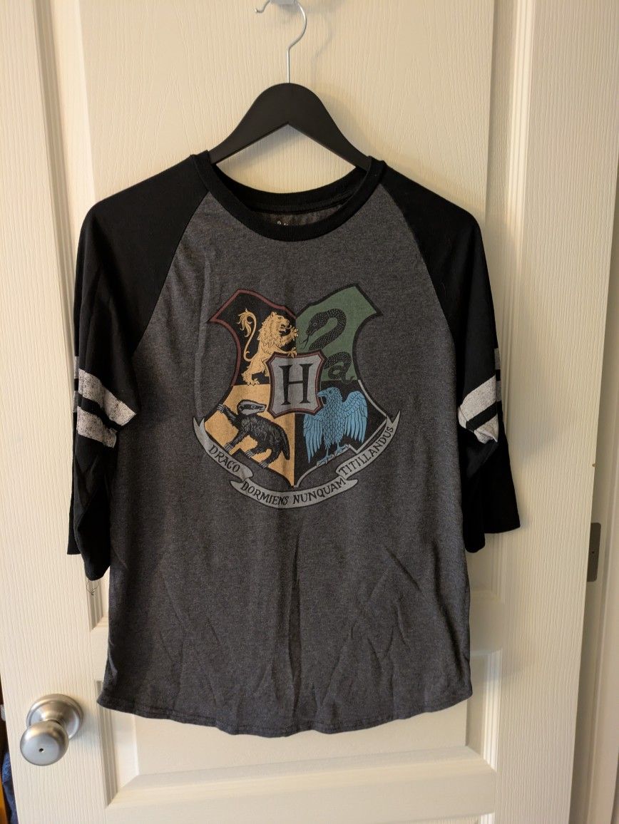 Hogwarts House Crest Raglan Shirt
