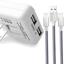 iPhoneX/11/12/iPad USB adapter with 2 cables