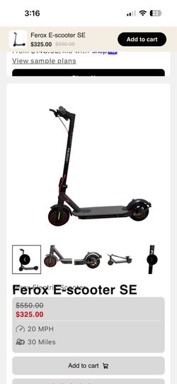 Ferox electric scooter