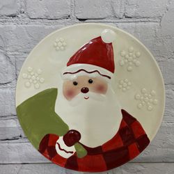 Vintage 1990 Hallmark Santa Claus Collector-Series Serving Plate