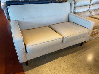 BETTER BY DESIGN Tan Tweed Loveseat