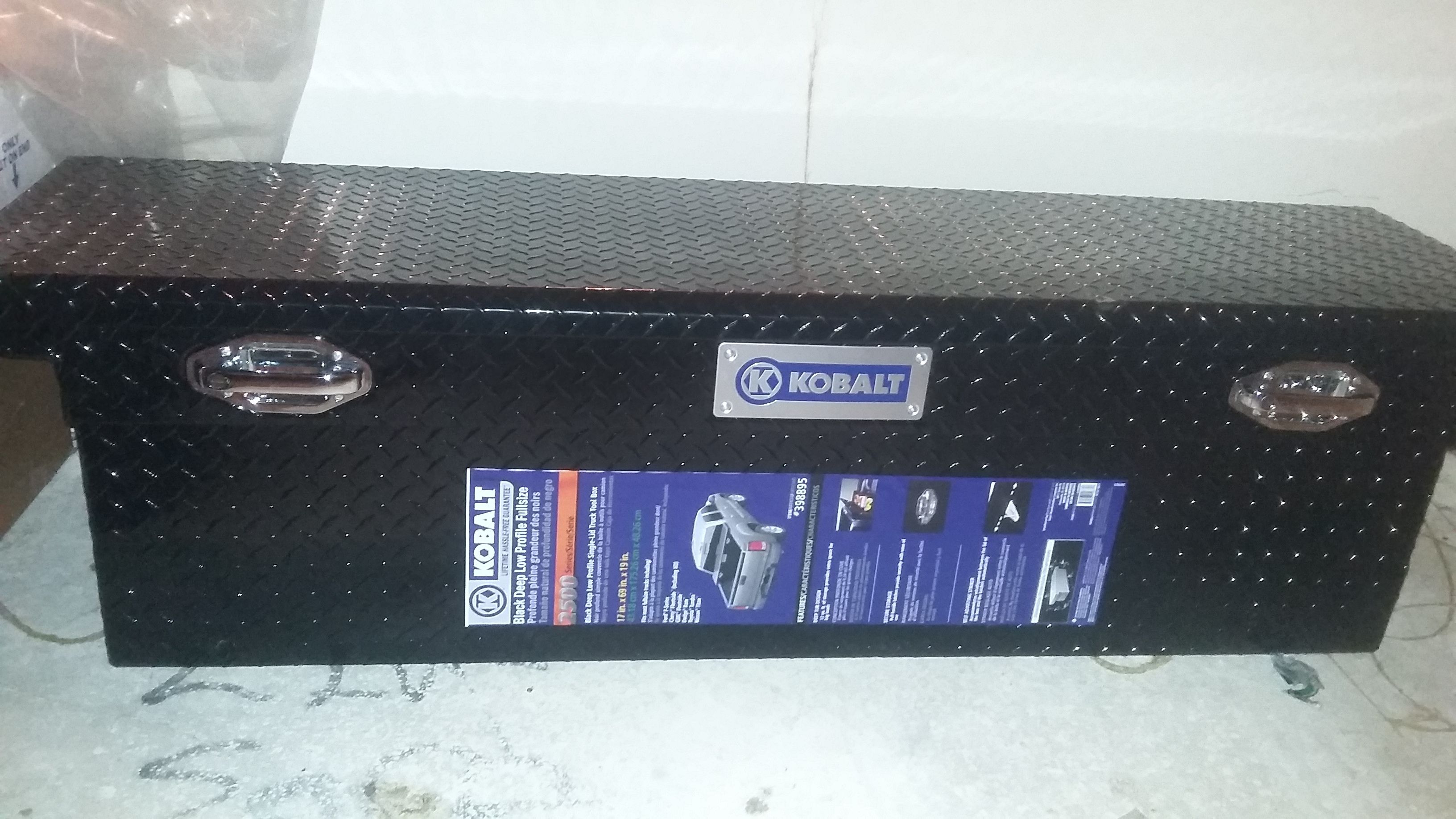 Kobalt 19-in W x 32-in L x 18-in H Blue Steel Jobsite Box in the Jobsite  Boxes department at