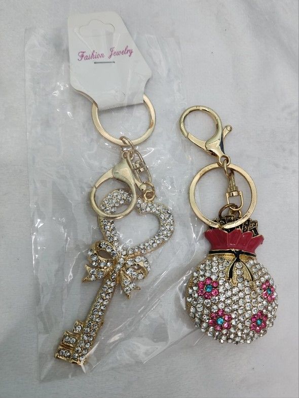 Rhinestone Keychain