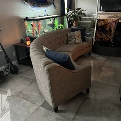 Half A Moon, Gray Couches