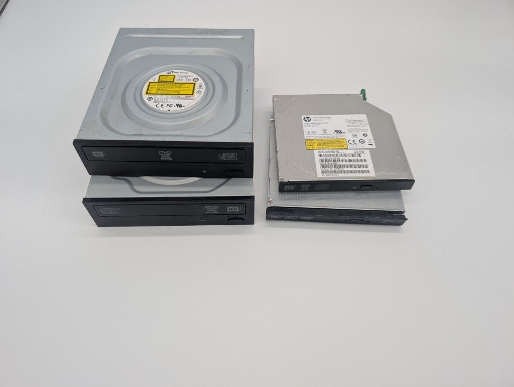 2 5.25" And 2 Slim DVD Drives