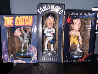 Dodger Bobblehead and Luka Doncic Bundle